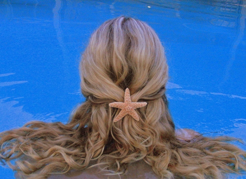 Small sugar starfish barrette