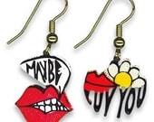 Vintage Pop Art Earrings DEADSTOCK