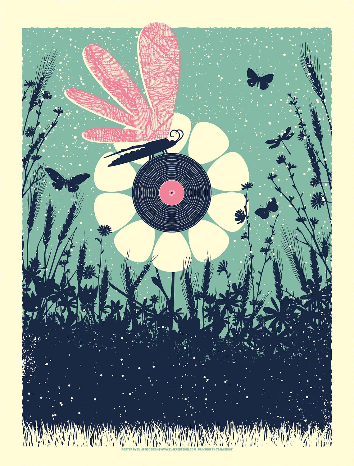Summer NIght Music in Washington, DC art print/poster