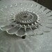 Vintage Cake Stand Hollywood Regency Crystal Brass
