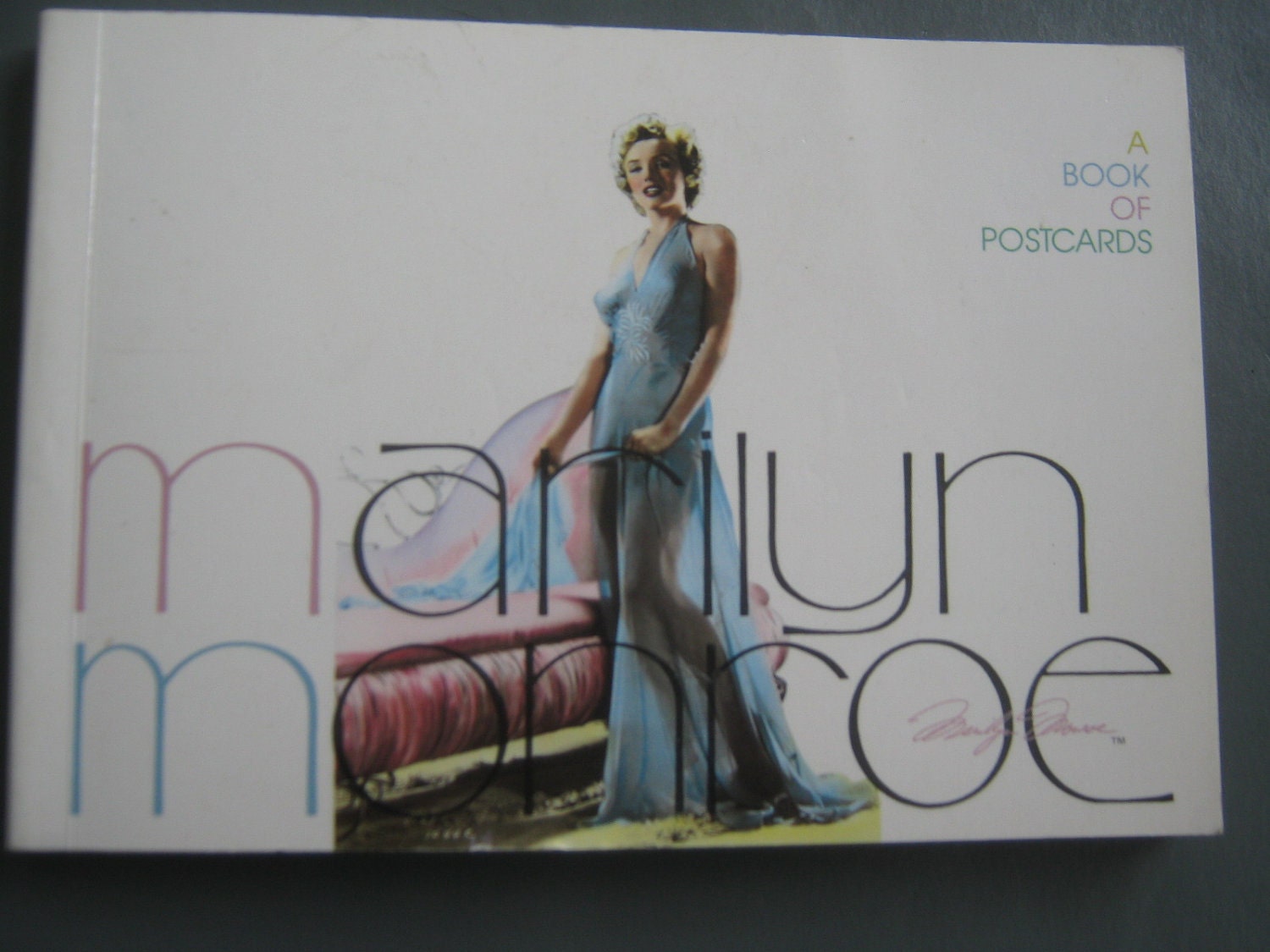 Vintage Postcard Book Marilyn Monroe
