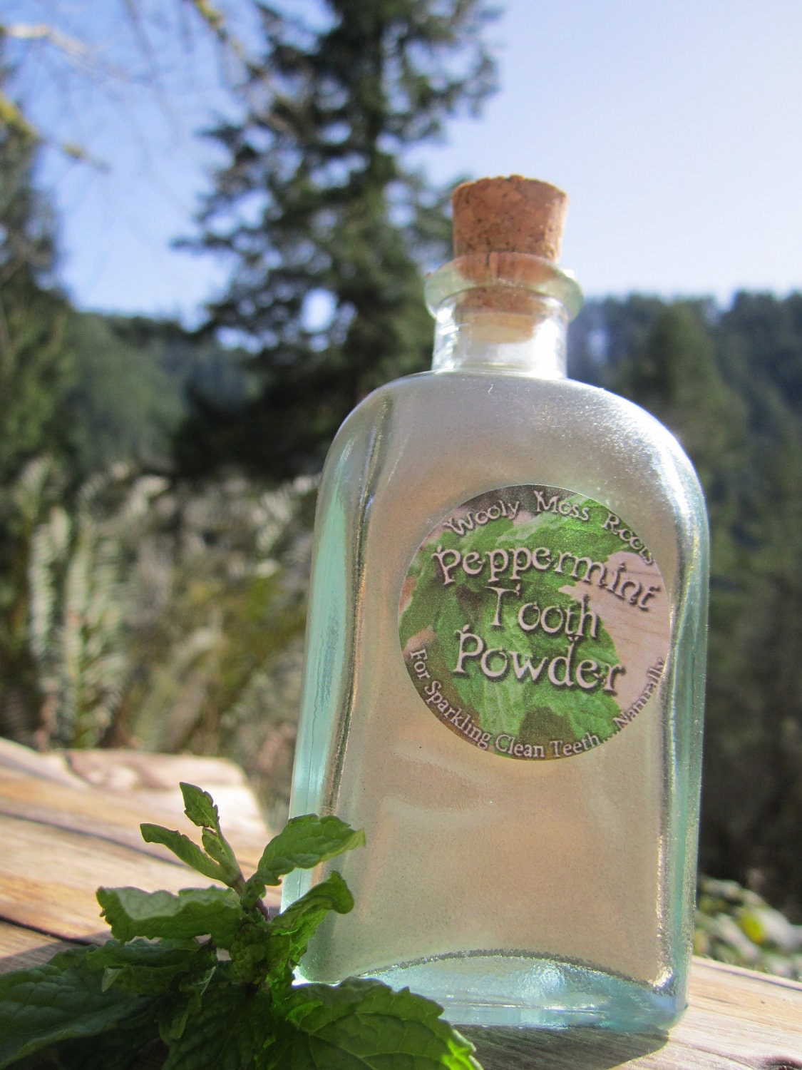 Peppermint Tooth Powder- for Sparkling Clean Teeth... Naturally