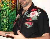Made to Order: Howdyloha Retro Style Western Hawaiian Shirt for men and women