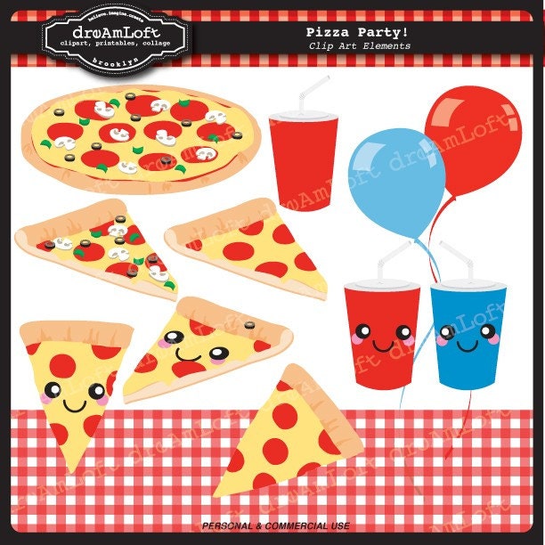 clipart pizza party - photo #16