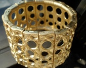 Gold Dipped Bubbles Cuff