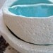 Ceramic turquoise bowl - set of two