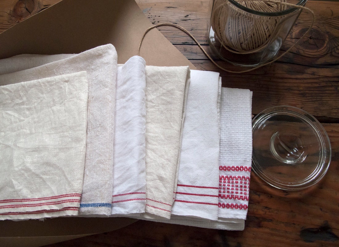 farmhouse basics. vintage dish towel