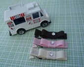 Neapolitan Ice Cream Mary Jane Bling  Clippies