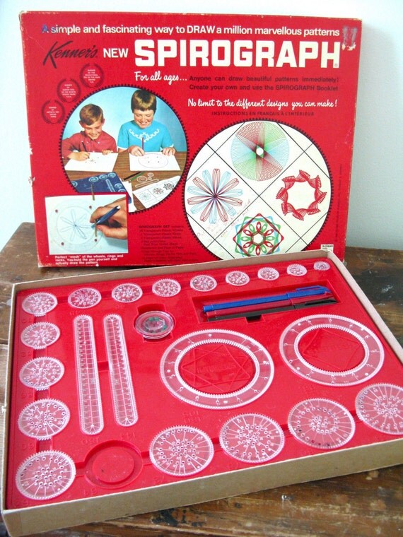 Vintage Spirograph game 1968 No. 401 Canadian edition