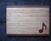 Music Note Cutting Board / Large