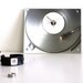 Music Clock : Retro Silver Record Player Wall Clock