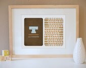 T is for Typewriter Alphabet Art Print