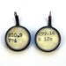Dewey Decimal Vintage Card Catalog Copper Lever Back Earrings