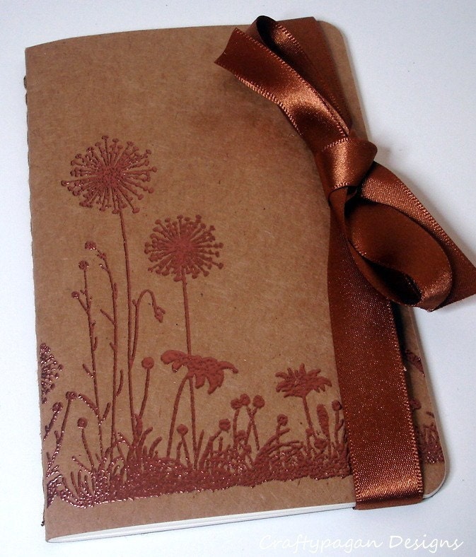 Dandelion Moleskine Kraft Cahier-Notebook/Journal/Pocketbook Perfect for Gifts and Favors