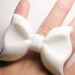White Bow Ring - Reduced