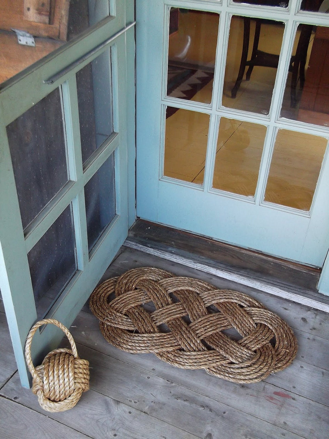 Ocean Mat and Nautical Front Doormat - makes a great brithday gift, wedding gift, hostess gift - under 75