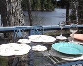 Nautical Table - Set of 2 cotton placemats with coasters - fabulous for summer - great wedding gift