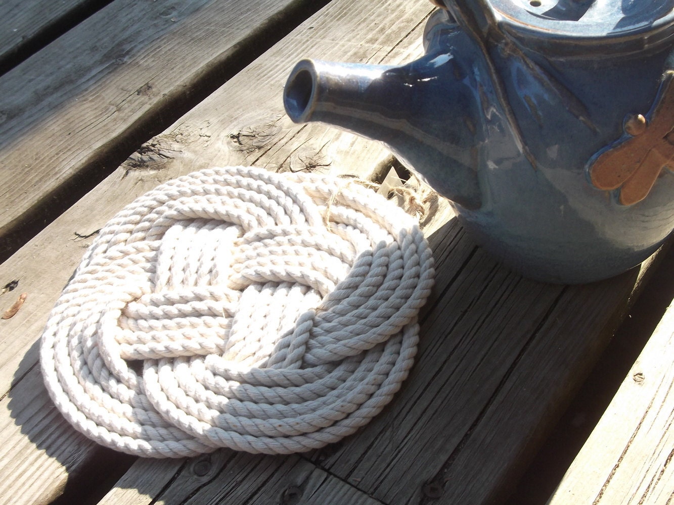 Nautical Decor and Nautical Trivet - Great for that Teapot