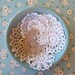 DOILY LOVE white, coffee and cream