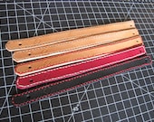 Hand-stitched Leather Bracelet with Your Choice of Snap - Lazy Leatherworker Logo