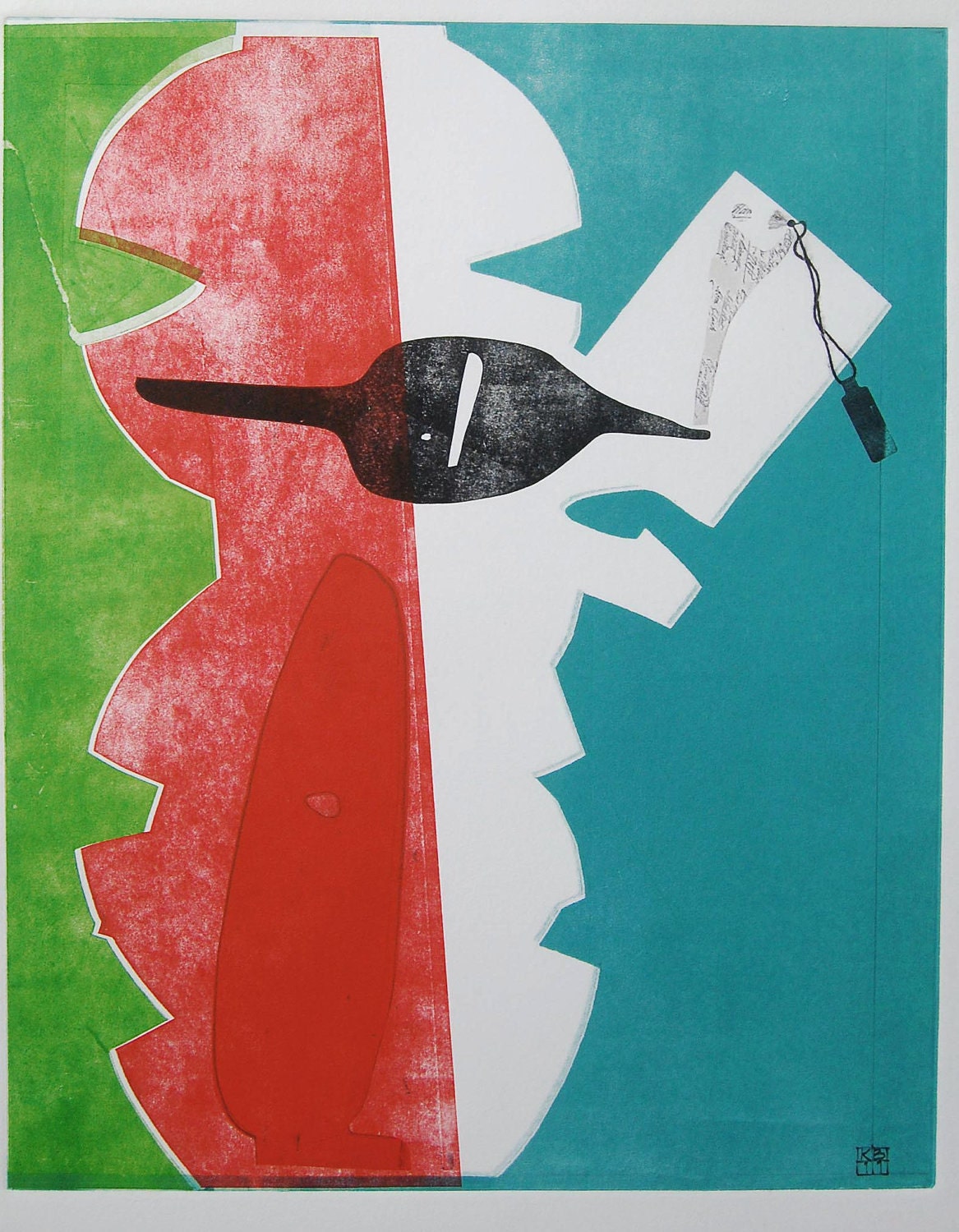 FEATURE west elm Fall 2012 Original Contemporary Art Monoprint : AllThePresidentsMen