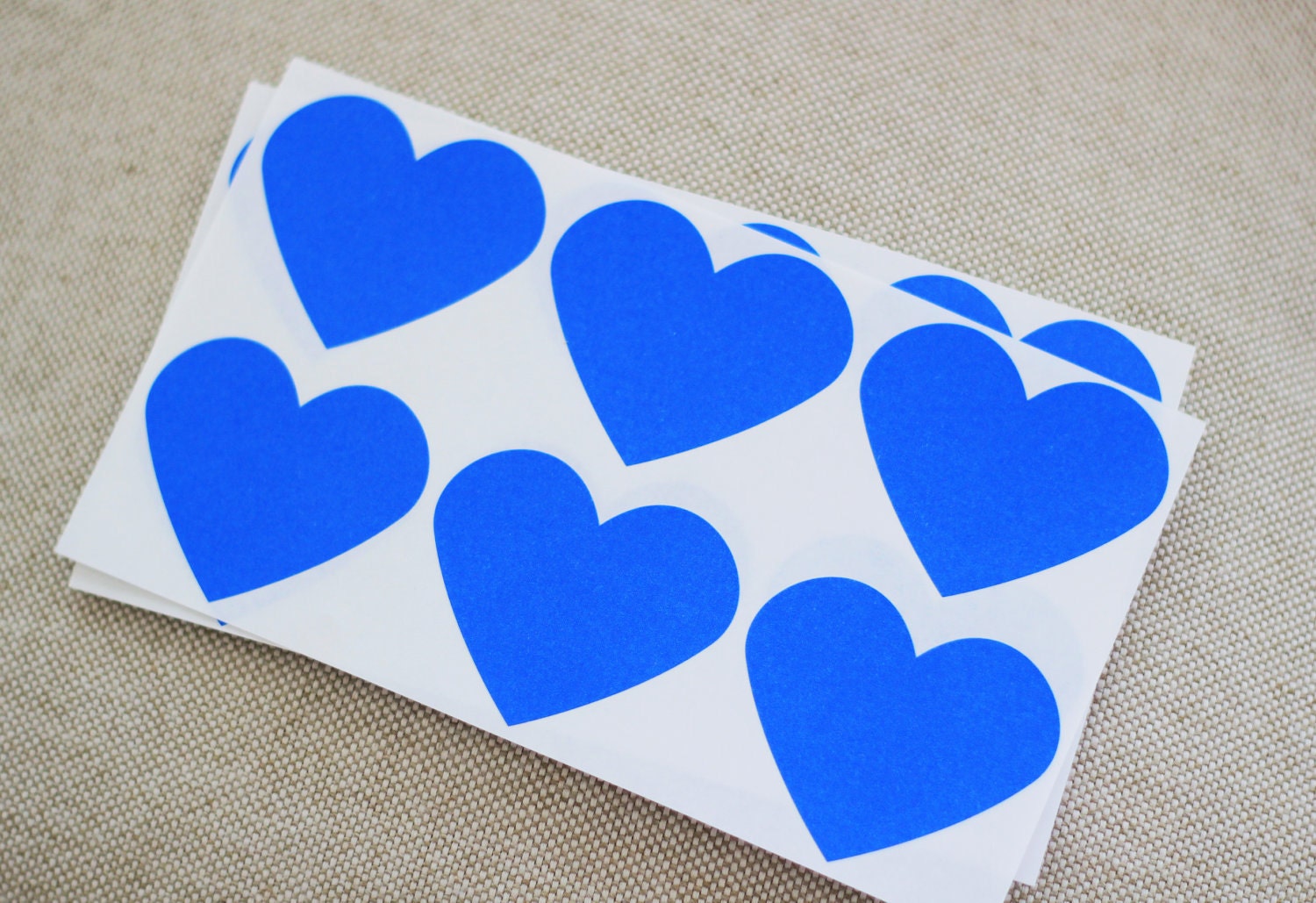 Blue Heart Stickers