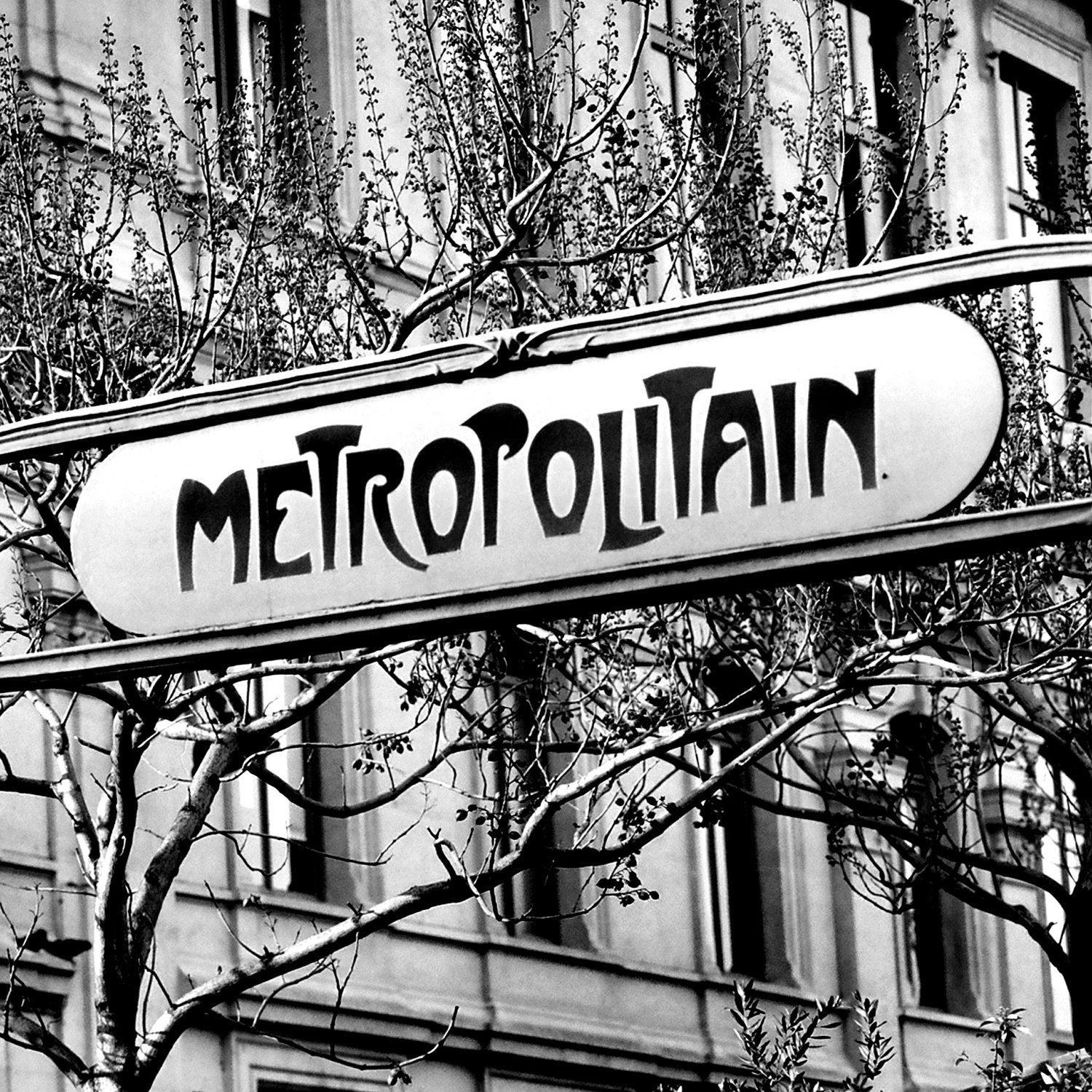 Paris Metro - Fine Art Photo on 8x8 Bamboo Panel