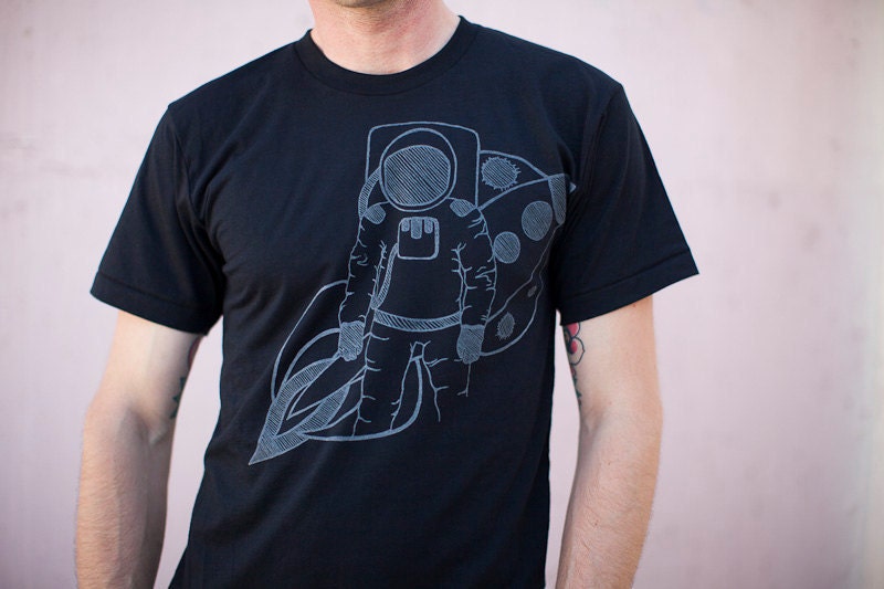 Astronaut Tee - Unisex Black