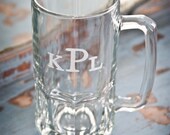 HUGE Monogrammed Beer Mug