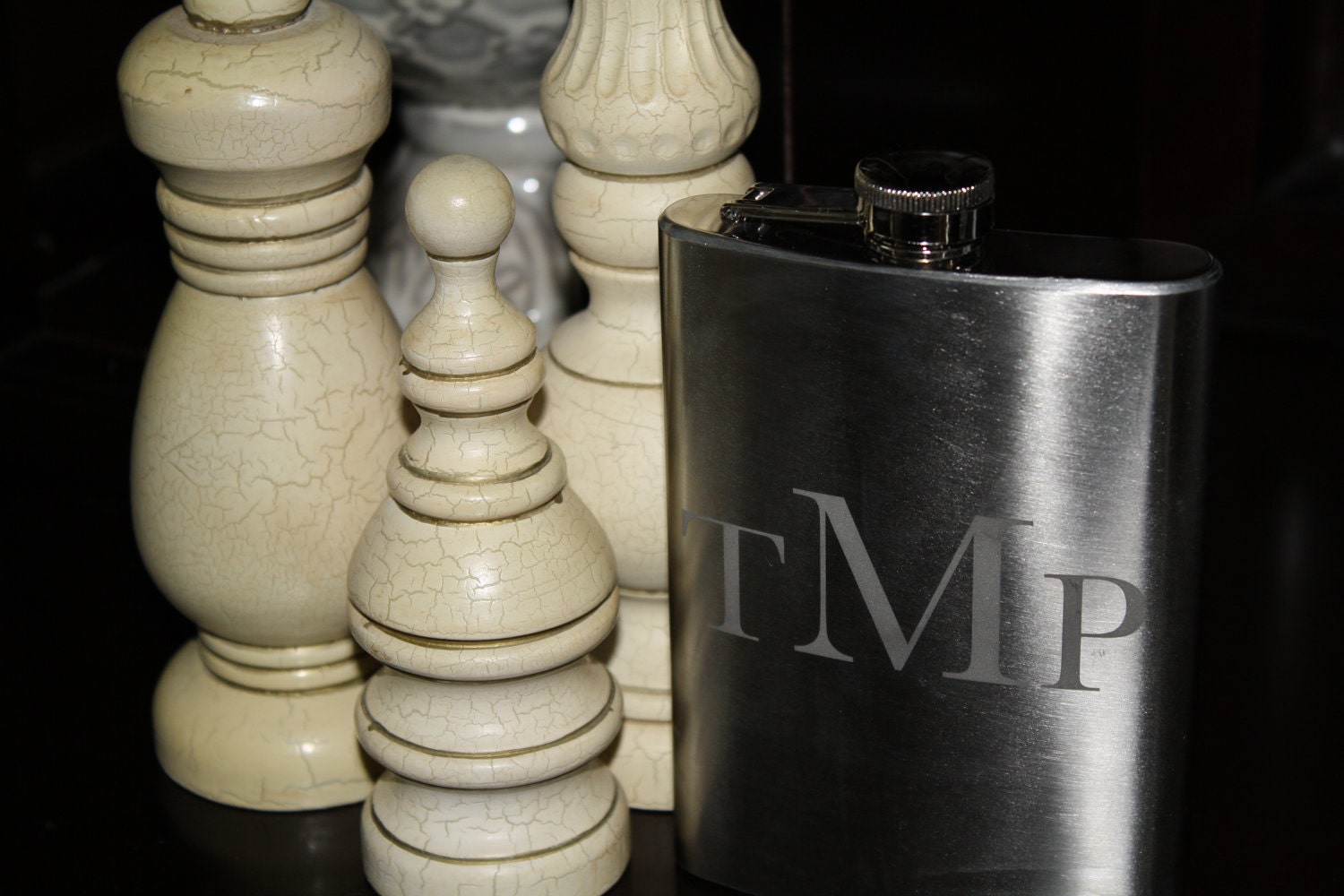 7 Groomsmen Flasks- Large 8 oz.  Wedding Discount