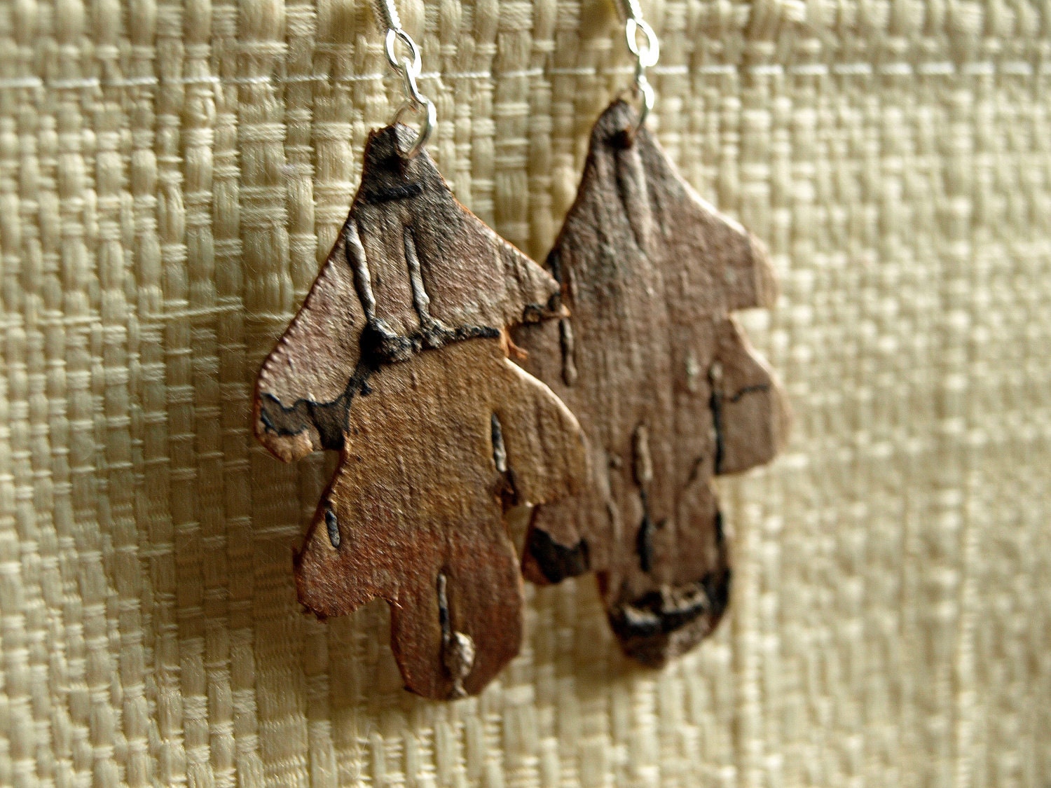 Little Oak - Birch Bark Earrings
