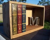 DVD Storage Rack Reclaimed Fencewood