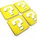 Question Box Mario brothers Felt Applique (Set of 4 pieces)