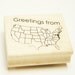 Greetings from rubber stamp