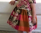 Baby and Toddler Wrap Dress Sewing Pattern, PDF Tutorial (sizes 0-3m, 6-9m, 12m, 18m, 2t, 3t, 4, 5, 6) LUCY Dress