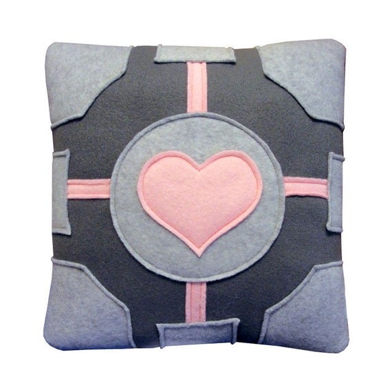 companion cube pillow