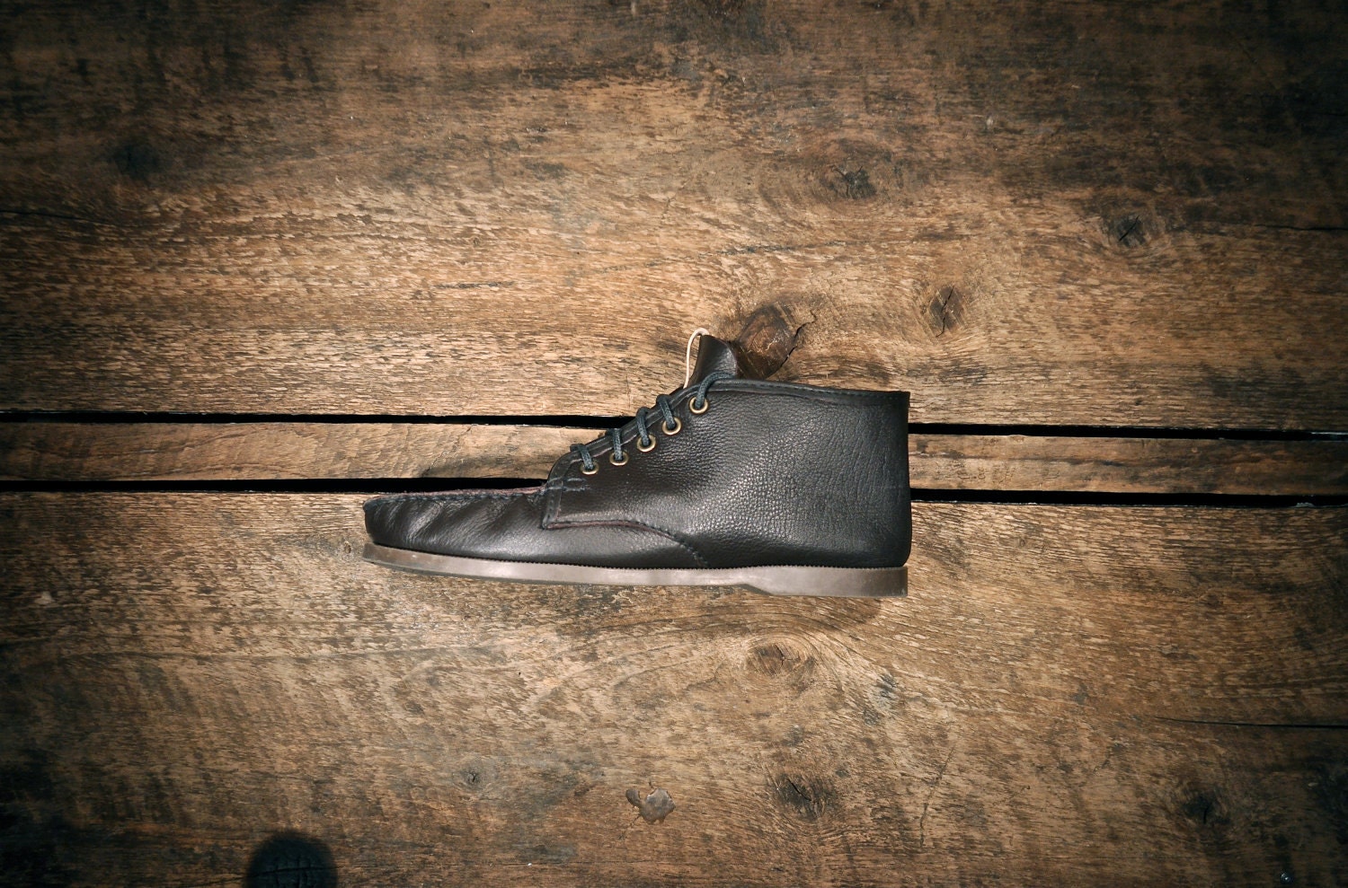 Handcrafted MIDTOPS - Pebbled Chocolate Brown Cowhide - Tan Southwest Inspired Patterned Wool Side - MADE to ORDER