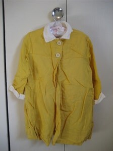 Vintage Kids Clothes Etsy on Vintage 1960 S Little Girl S Dress With Jacket Linen Mustard