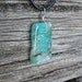 Chrysoprase necklace, handcrafted jewelry from Australia