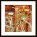 Rustic Holiday Photograph - Autumn Bicycle Print 5x5 - warm photographyThanksgiving Christmas home decor Hostess Gift