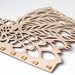 Leather Cuff Bracelet "Peacock Feather Plumes" - Custom Finishing - Nine Lives collection