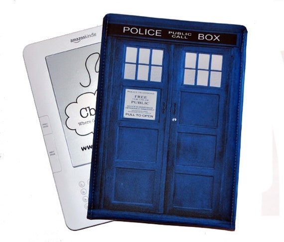 Kindle Case / Kindle 2 Case /Nook Color / Kobo Case / British Police Box UK