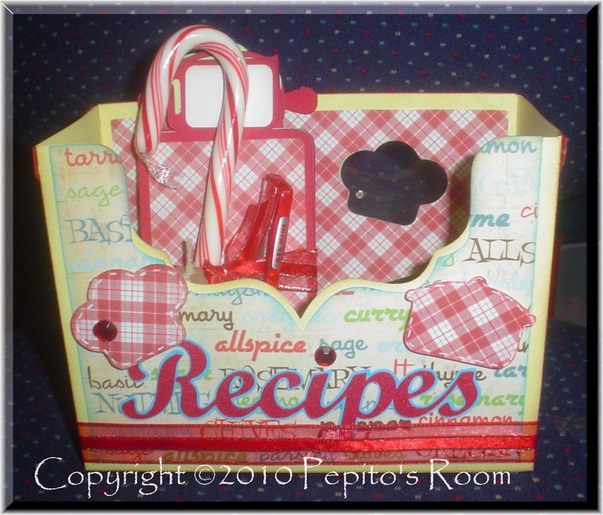 PRB07 Dress-Up Box Template SVG / Printable PDF Outline - Recipe Holder - PR Il_570xn