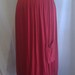 Coco and Juan Lagenlook Plus Size Skirt with Pocket Red Knit One Size, fits 1X,2X,3X