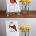 Sale 2013 Illustrated Owl Calendar with Display Easel