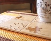 coasters - puzzle pieces set of 4
