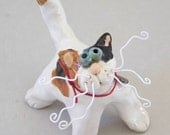 Calico Cat Sculpture Item 1141
