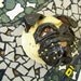 Mosaic Pug Mask Picture "Bone Bandit"