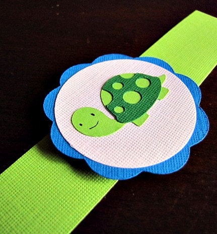 Turtle Party - Napkin Ring - Tommy