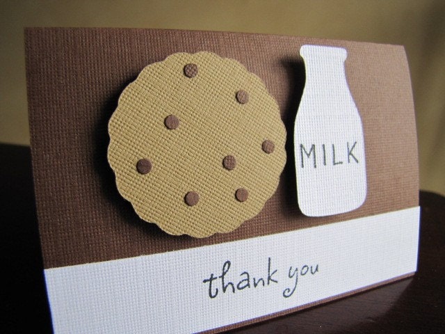 Milk and Cookies Party - Favor Bag Topper